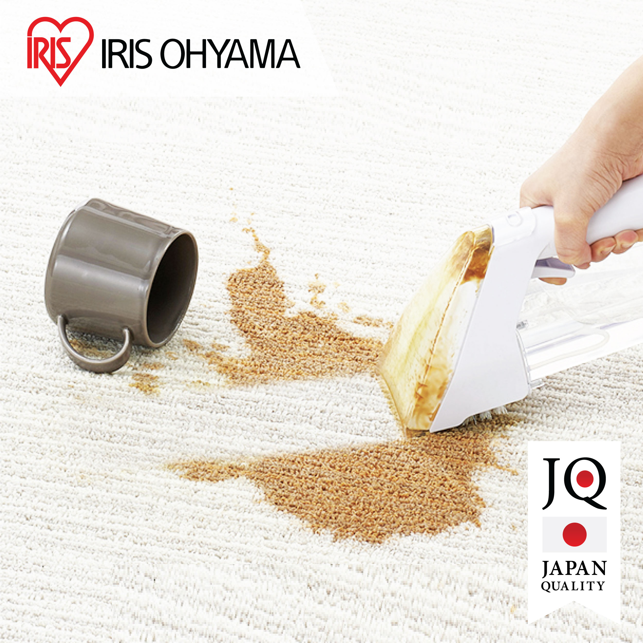 Iris Ohyama Rinser Cleaner Hot water compatible compact vacuum cleaner  RNS-300